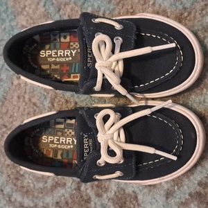 EUC Sperry Bahama Jr Toddler Boys Boat Shoes